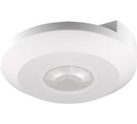 goobay Detector de Movimiento para Interiores, Montaje en Techo Plano 360°, Alcance de 12 m, diseño Delgado, LED Adecuado hasta 600 W, Interruptor de luz IP20 Blanco - 79605