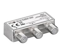 goobay DiSEqC 2.0 - Conmutador para 2 satélites (4 unidades, con cubierta protectora contra la intemperie)