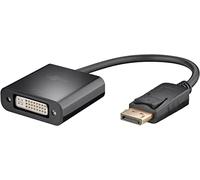 Goobay DisplayPort - DVI-D M/F Negro - Adaptador para cable (DisplayPort, DVI-D, Male connector / Female connector, 0,2 m, Negro)