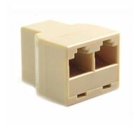 Goobay Divisor RJ45 Hembra/Hembra Blanco