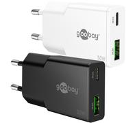 Goobay dual universal blanco corriente alterna carga rápida interior