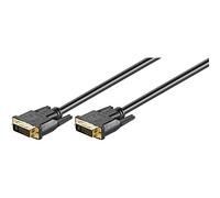 Goobay DVI-I 2m 2m DVI-I DVI-I Negro cable DVI - Cables DVI (2 m, DVI-I, DVI-I, Macho, Macho, Oro)