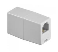 Goobay Empalme RJ11 Hembra/Hembra Blanco