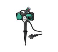Goobay Enchufe de jardín de 2 vías 76779 con mando a distancia de hasta 30 m especialmente adecuado para uso en exteriores - IP44 a prueba de salpicaduras con mando a distancia
