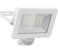 goobay Foco LED 53873 de 30 W - Foco LED de 30 W - Luz blanca neutra 4000 K - 2550 lúmenes - Ángulo de haz de 100 grados - Grado de protección IP65 - Blanco