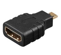Goobay hdmi f-m adapter hdmi 19p f hdmi 19p m negro - adaptador para c