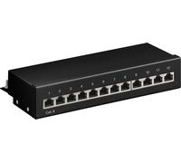 Goobay i-pp 12-e-c6b ? patch panel de 12 puertos cat. 6 stp negro