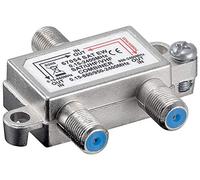 GOOBAY - Juego de 2 acopladores SAT-TV Combiner DC-pass
