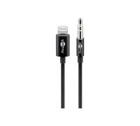 Goobay Lightning - clavija de 3,5 mm, 1 m, negro
