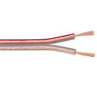 Goobay lsk 2x0.75 - 25m cable de audio transparente