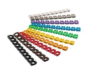 Goobay Marcador Numérico para Cables 6mm Multicolor Pack 100 Unidades