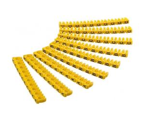 Goobay Marcador para Cables 2.5mm Amarillo Pack 90 Unidades