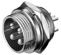 Goobay ME 4 XLR M Acero inoxidable - Conector (XLR M, Acero inoxidable, 1 pieza(s))