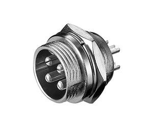 Goobay ME 4 XLR M Acero inoxidable - Conector (XLR M, Acero inoxidable, 1 pieza(s))