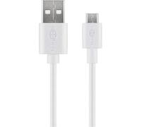 Goobay Micro USB de Carga y Cable de sincronización; 2 m - para Dispositivos Android