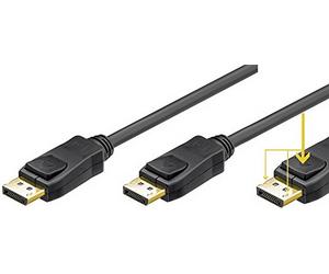 Goobay MMK 640-200 - Cable Adaptador DisplayPort (2 Conectores Macho de 20 Pines, 2 m)