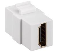 goobay Módulo Keystone HDMI 8K 60Hz - HDMI A hembra a A hembra, 48 Gbit/s, 4K 120Hz, contactos chapados en oro, para panel de conexión y enchufe de red 70812