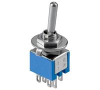 Goobay MS 245 LC corta circuito - Corta circuitos (3 A, 125 V, Azul, Plata)