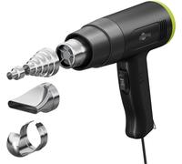 Goobay pistola de aire caliente 1500 w con control de temperatura regu