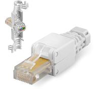 Goobay Plug Cat. 5/6 RJ45 Tooless con Copriconnettore