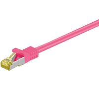 Goobay rj-45 cat7 15m cable de red magenta s/ftp (s-stp)