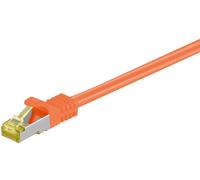 Goobay rj-45 cat7 15m cable de red naranja s/ftp (s-stp)