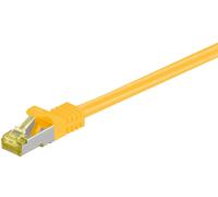 Goobay RJ-45 CAT7 1m - Cable de red (1 m, Cat7, S/FTP (S-STP), RJ-45, RJ-45, Amarillo)