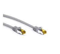 Goobay RJ-45 CAT7 3m - Cable de red (3 m, Cat7, S/FTP (S-STP), RJ-45, RJ-45, Gri
