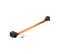 Goobay RJ45 0.3 m - Cable de red (0,3 m, RJ-45, RJ-45, Naranja)