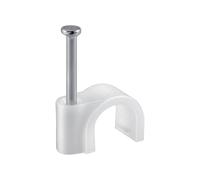 Goobay Set 100 Grapillon para Cable Redondo 6mm Blanco