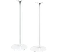 goobay Soporte para Altavoces Sonos Era 100, Capacidad de Carga de 3 K, gestión de Cables, 71,5 cm de Altura, Blanco, 71983