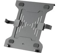 Goobay Soporte de ordenador portátil para monitores de 10 a 15,6 pulgadas (25-40 cm), máx. 4,5 kg, para montaje en un soporte de monitor, VESA 75/100 mm, negro / 70817