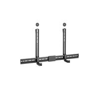 goobay Soporte de Pared para Barra de Sonido y televisor, Compatible con VESA, 8,6-15,5 cm de Profundidad, Superficie Antideslizante, 70828