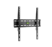 goobay Soporte de Pared para TV 32 a 75 Pulgadas (81-191cm), extraplano, Distancia de 2,7 cm, Nivel de Burbuja Integrado, Soporte para TV hasta 45 kg, Compatible con Vesa 400x 400, Negro 79755