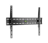 goobay Soporte de Pared para TV 37 a 86 Pulgadas (94-219cm), extraplano, Distancia de 2,7 cm, Nivel de Burbuja Integrado, Soporte para TV hasta 45 kg, Compatible con Vesa 600x 400, Negro 79757