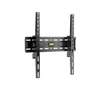 goobay Soporte de Pared para TV de 32 a 75 Pulgadas(81-191cm), inclinable hasta 15°, con Nivel de Burbuja Integrado, Soporte para TV hasta 45 kg, Compatible con Vesa 400x400, Negro 79756