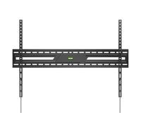 goobay Soporte de Pared para TV de 43 a 100 Pulgadas (109-245 cm), extraplano, Distancia de 2,7 cm, Nivel de Burbuja Integrado, Soporte para TV hasta 75 kg, Compatible con Vesa 900x600, Negro 79759