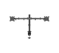goobay Soporte Doble Monitor 17-32 Pulgadas Giratorio Regulable en Altura VESA 100x100 2X hasta 8 kg - Basic - 58529
