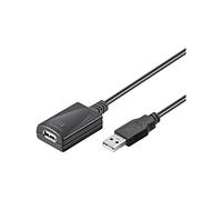 Goobay USB 2.0 5m - Cable USB (5 m, USB A, USB A, 2.0, Macho/Hembra, 480 Mbit/s)