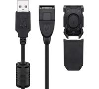 Goobay usb 2.0 aa 200 clip, 2m - cable usb (2m, 2 m, usb a, usb a, mac