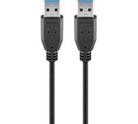 Goobay Cable USB 3.0 93929 conector macho USB-A a macho USB-A 3 m Negro