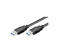 Goobay USB 3.0 AA 300 HiSpeed, 3m USB A USB A Macho Macho Negro - Cable USB (3m, 3 m, USB A, USB A, Macho/Macho, Negro)