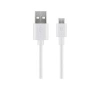 Goobay USB A - Micro-USB B 1m - Cable USB (1 m, USB A, Micro-USB B, 2.0, Macho/Macho, Blanco)