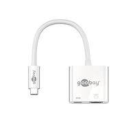 GOOBAY 62110 - Adaptador USB-C multipuerto 1 HDMI, 1 USB tipo C