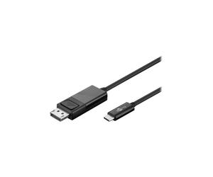 Goobay USB-C DisplayPort Adaptador de video externo Negro a granel