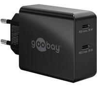 Goobay USB-C™ PD cargador rápido dual (36 W) negro