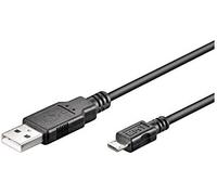 Wentronic MicroConnect IC-93922 - Cable USB Tipo A Macho-Micro U, Color Negro