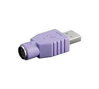 Goobay USB / PS2 Adapter Gris, Violeta adaptador de cable - Adaptador para cable (USB, PS2, Gris, Violeta)