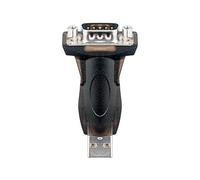Goobay USB - RS-232, M/M Negro - Adaptador para cable (M/M, USB, RS-232, Macho/Macho, 1,5 m, Negro)