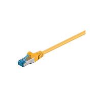 Goobay Wentronic Cat 6aSSTP PIMF - Cable de Red (Cat. 6, 2 Conectores RJ45 + PIMF, apantallado) Amarillo 2 m